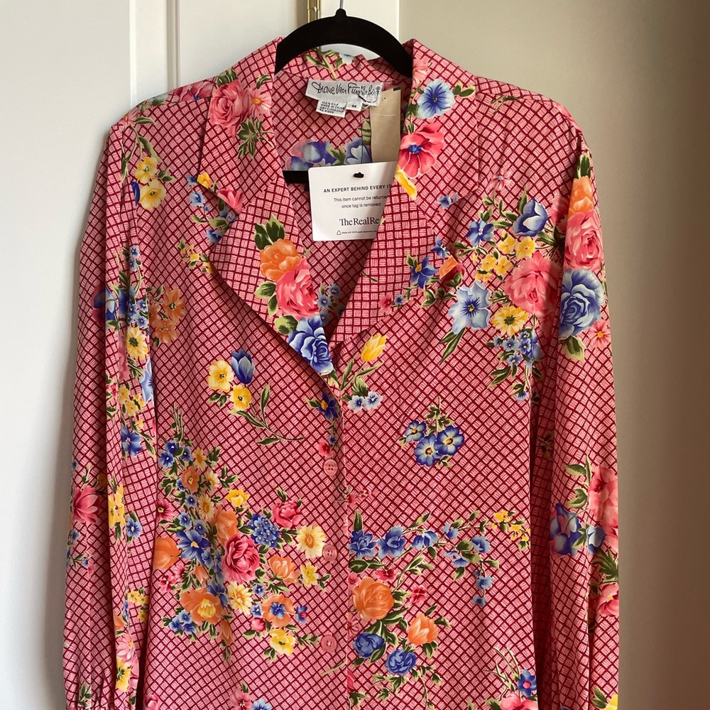Vintage DVF silk shirt